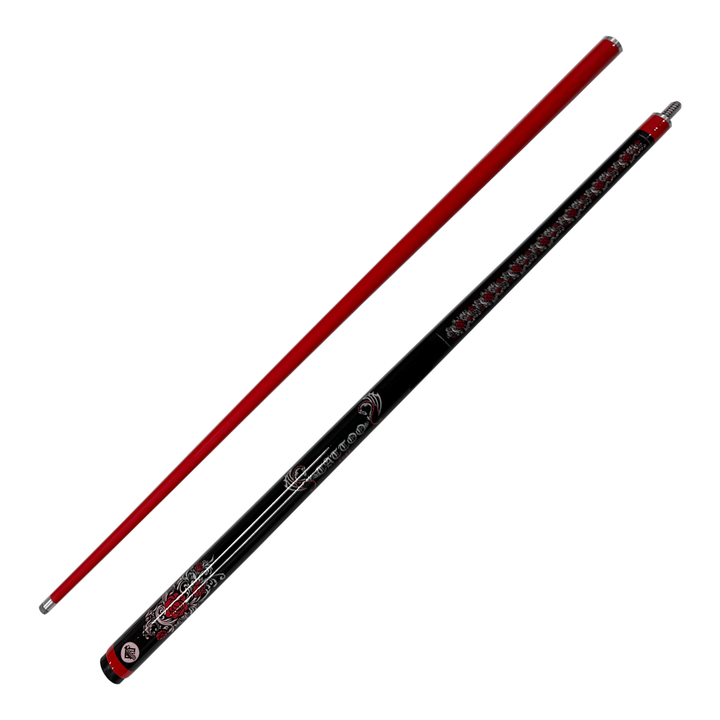 Formula Sports Rose Tattoo - 2-Piece Composite Cue 57" / 10mm Glue On Cues