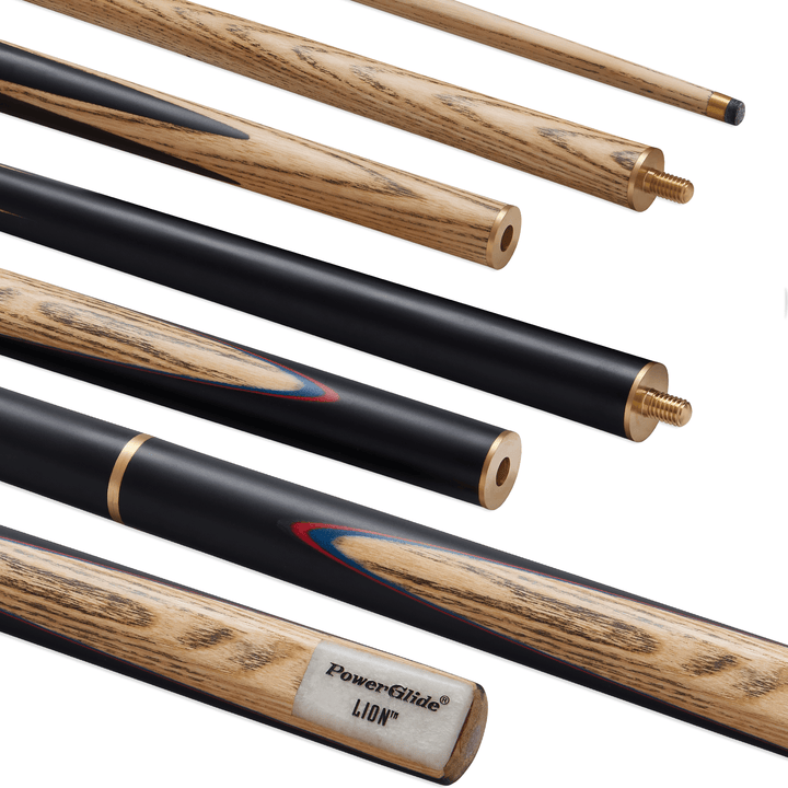 Powerglide Lion - 3-Piece Ash Cue 57" / 8.5mm Glue On Cues