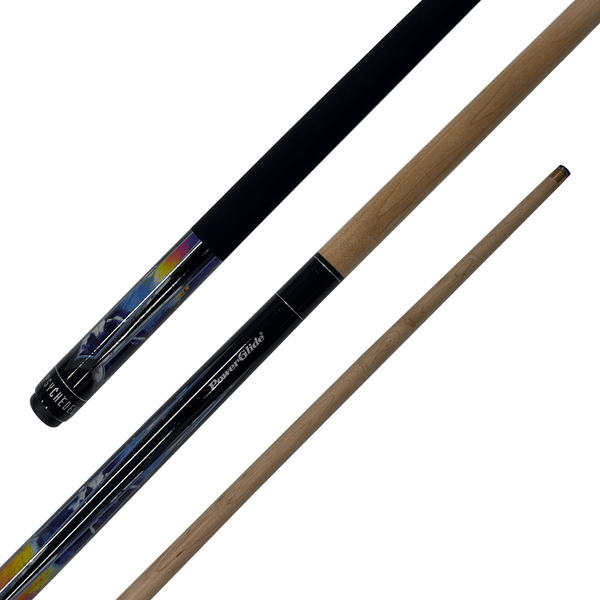 Powerglide Psychedelic - 2-Piece Maple Cue 57" / 10mm Glue On Cues