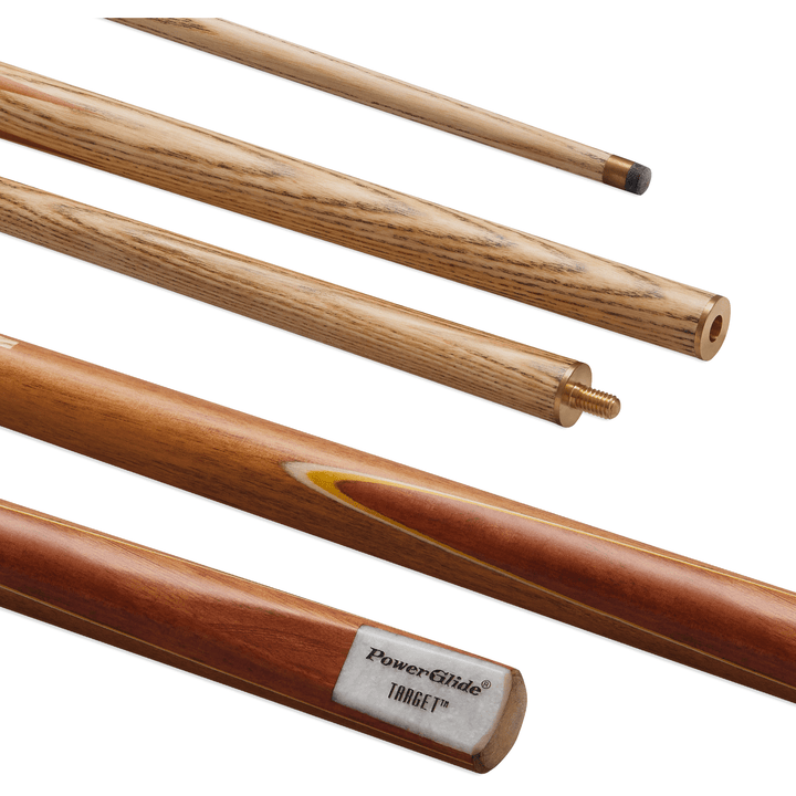 Powerglide Target - 2-Piece Ash Cue 57" / 9.5mm Glue On Cues