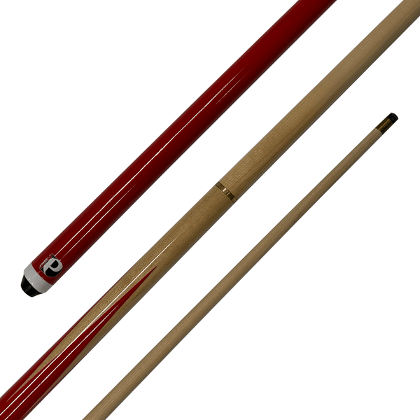 Powerplay 2-Piece Timber Pub Cue 57" / 9mm Screw In / Red Cues