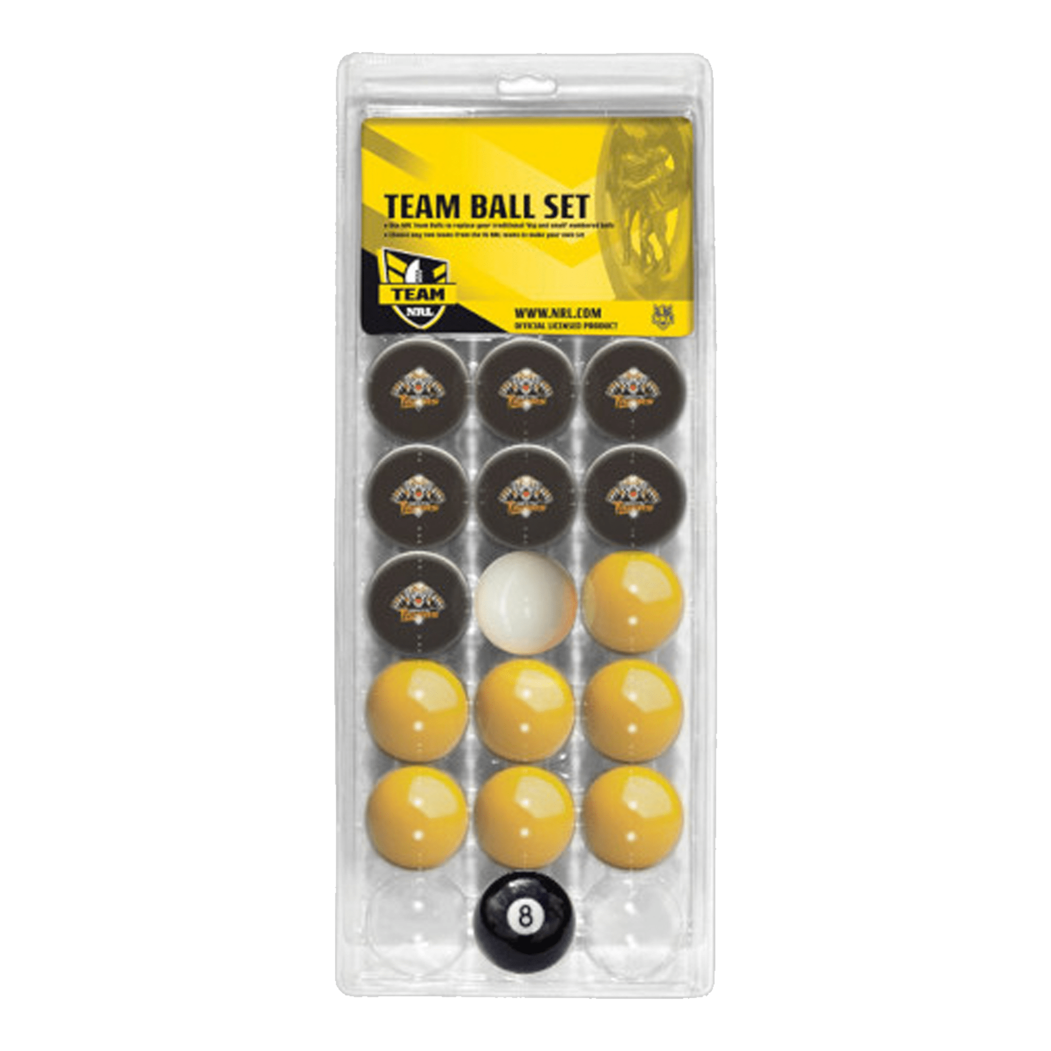 Buy NRL Teams Pool Ball Set from Cue Store